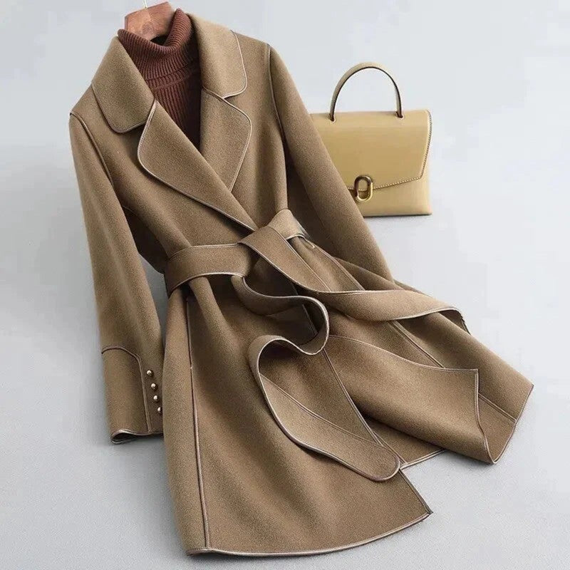 Wolff | Klassischer Langer Trenchcoat Mit