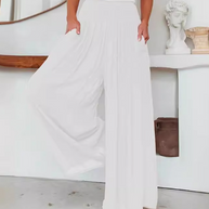 Casual Hose mit weiten Beinen
