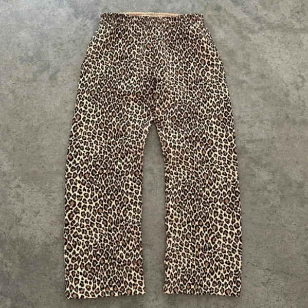 WW | Satz Aus Sweatshirt Und Hose Mit Leopardenmuster Peroni