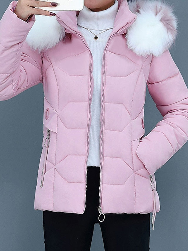 W&W Mode | Stilvolle Winterjacke damen mit Fellkragen