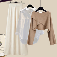 W&W - Bequemes dreiteiliges Langarmsets