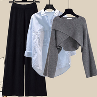 W&W - Bequemes dreiteiliges Langarmsets