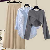 W&W - Bequemes dreiteiliges Langarmsets