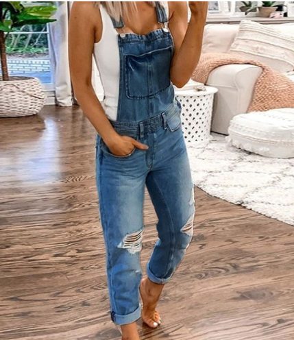 WW | Overall Aus Denim Sommeroverall Für Damen