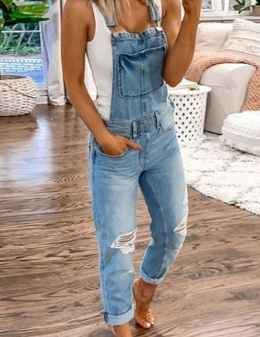 WW | Overall Aus Denim Sommeroverall Für Damen