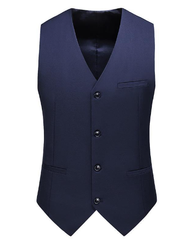 WW | Traditionelle Satinweste Mit Krawatte Und Einstecktuch Trachtenweste