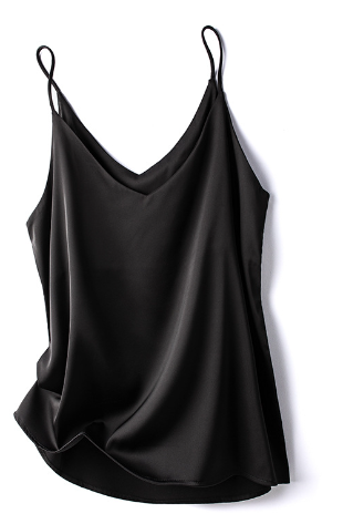 W&W Mode | Satin Unterhemd Mit Spaghettiträgern Für Damen