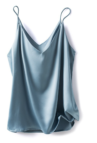W&W Mode | Satin Unterhemd Mit Spaghettiträgern Für Damen