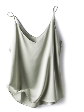 W&W Mode | Satin Unterhemd Mit Spaghettiträgern Für Damen