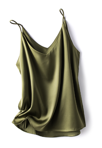 W&W Mode | Satin Unterhemd Mit Spaghettiträgern Für Damen