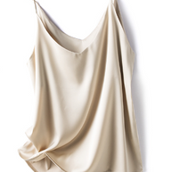 WW | Satin Unterhemd Mit Spaghettiträgern Für Damen