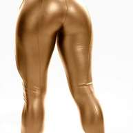 WW | Yogahose Aus Leder Mit Hoher Bund