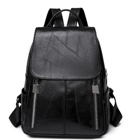 Damen-Lederrucksack mit diebstahlsicherem Design