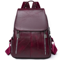 WW | Diebstahlsicherer Lederrucksack Für Damen