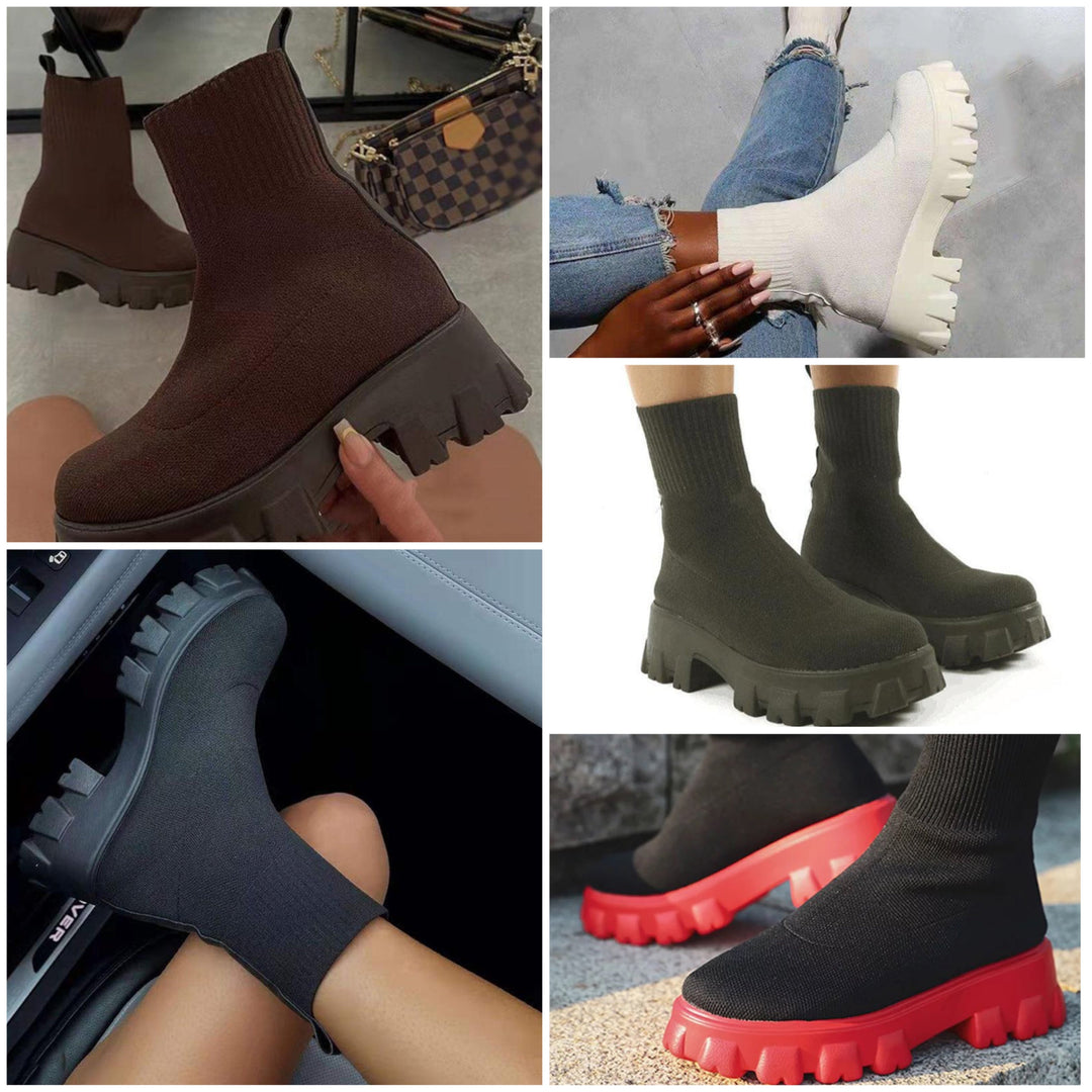 W&W Mode | Modische Plateaustiefel