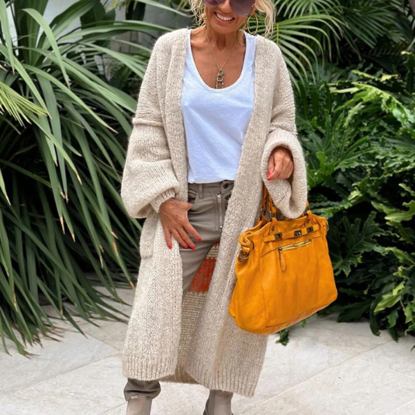 W&W Mode - Gemütlicher Strick-Cardigan in Oversize-Optik