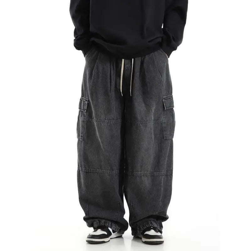 WW | Baggy Cargo Jeans Männer Stilvolle Und Bequeme Streetwear Jeans