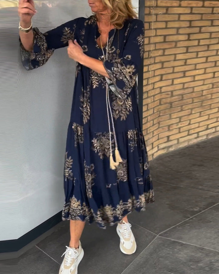 W&W Mode | Bohemian Chic in Einem Atemberaubenden Maxi Kleid