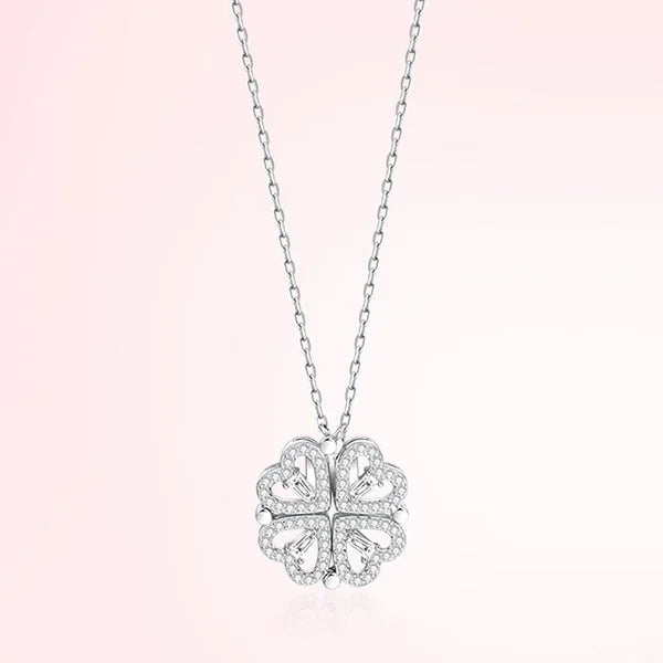 W&W Mode | Kleeblatt Herz Necklace