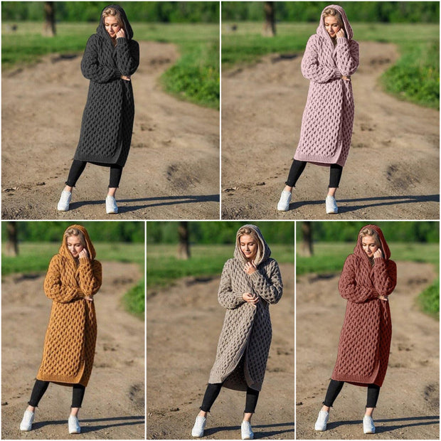 WW | Langer Strick-Cardigan