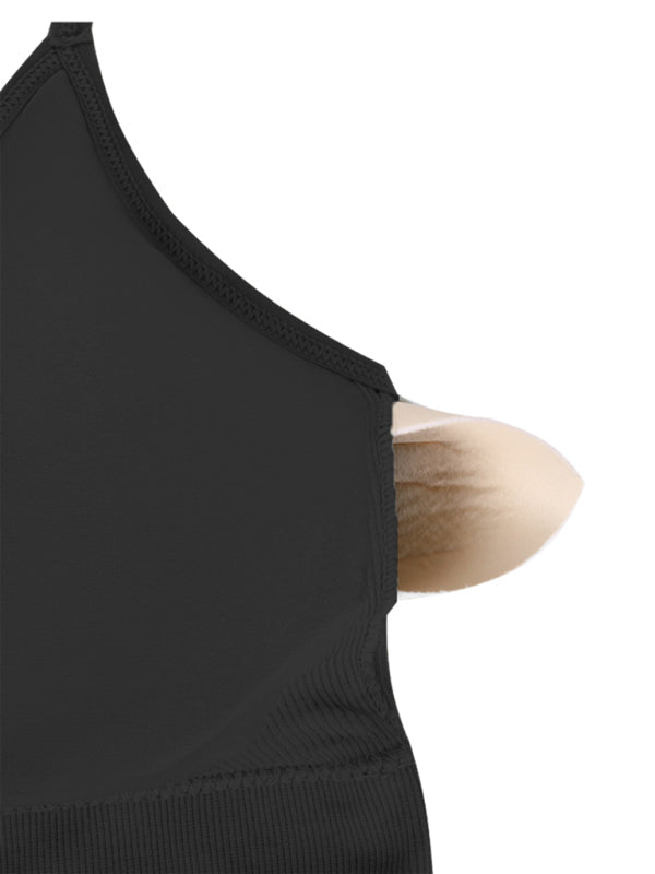 WW | 3er Pack Damen Sport Bh Gepolstert Crisscross Yoga Bh Nahtlos Mittel Impact Fitness Activewear