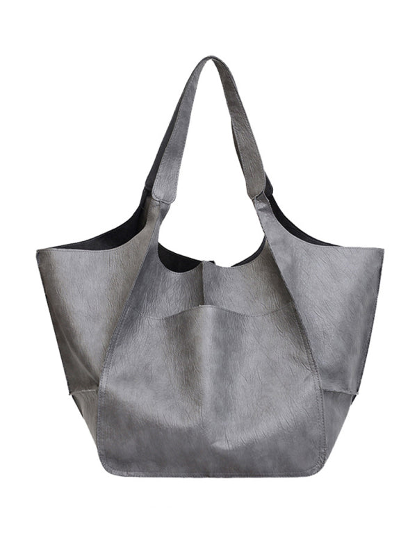 WW | Einfach Große Tasche Weiches Leder Große Kapazität Ein Schulter Tragbare Tote Tasche