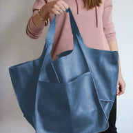 WW | Einfach Große Tasche Weiches Leder Große Kapazität Ein Schulter Tragbare Tote Tasche