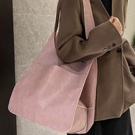 WW | Einfach Große Tasche Weiches Leder Große Kapazität Ein Schulter Tragbare Tote Tasche