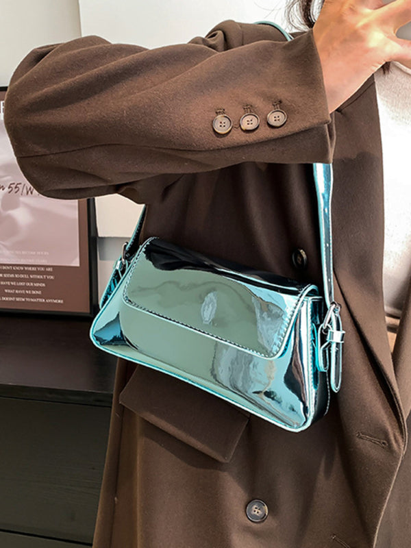 W&W Mode | Mode Kleine Hochglanz-handtasche