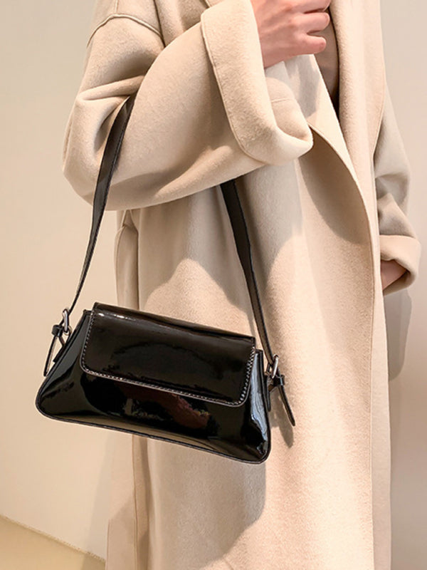 W&W Mode | Mode Kleine Hochglanz-handtasche