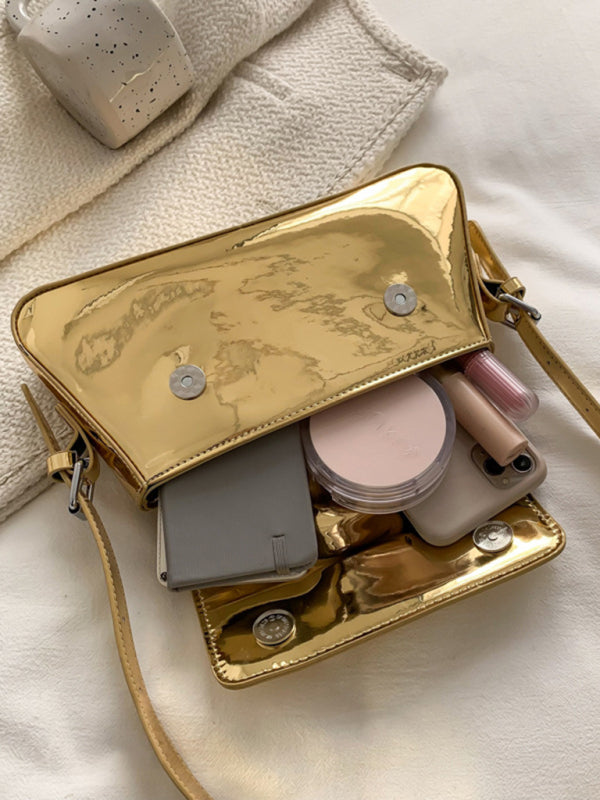 W&W Mode | Mode Kleine Hochglanz-handtasche