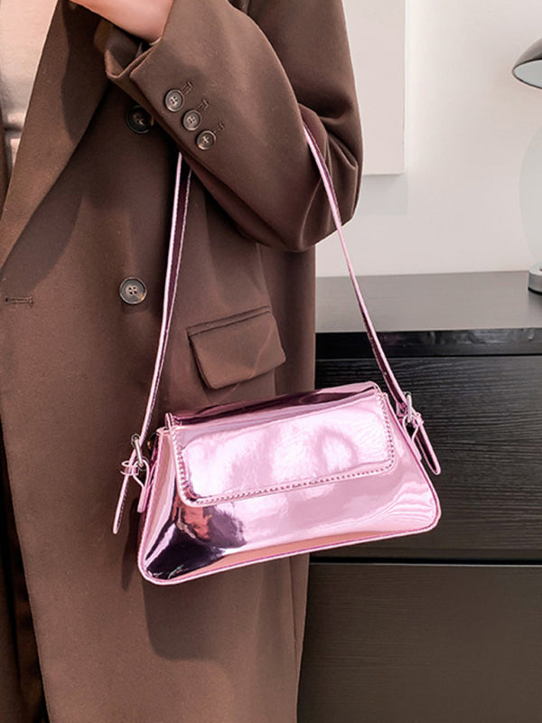 W&W Mode | Mode Kleine Hochglanz-handtasche