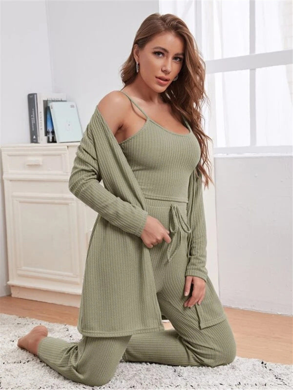 W&W Mode | Luxus 3-teiliges Loungewear-Set für Damen