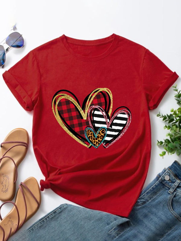WW | Damen Grafikdruck Kurzarm-T-Shirt