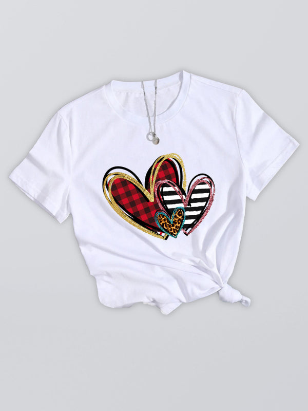 WW | Damen Grafikdruck Kurzarm-T-Shirt