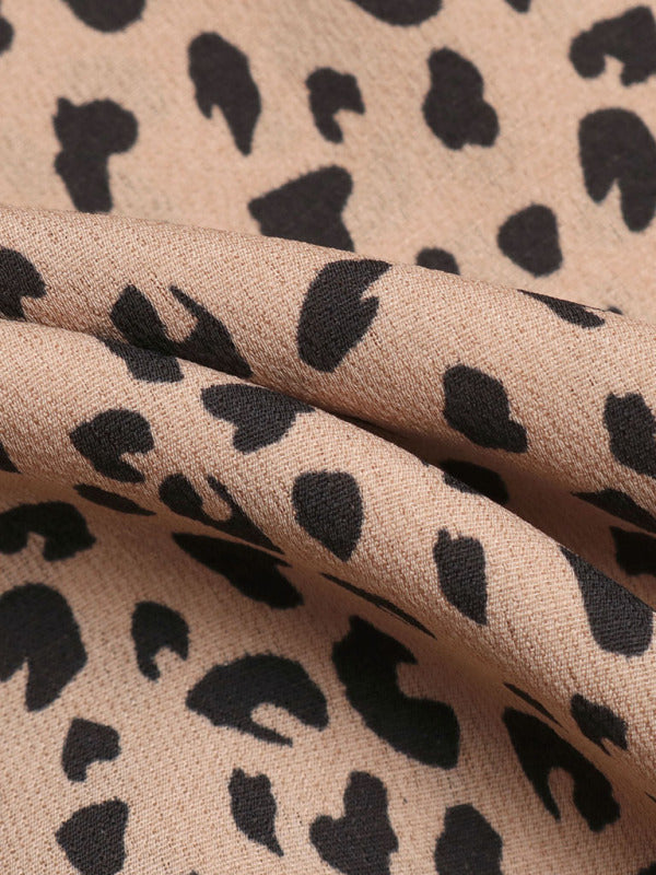 WW | Leopard Dolman Ärmel Bluse