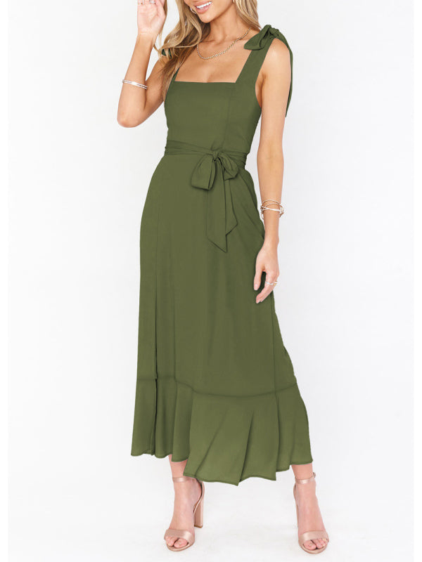 WW | Damen Elegantes und Modisches Pendel Schlitz Französisches High-end Gefühl Kleid