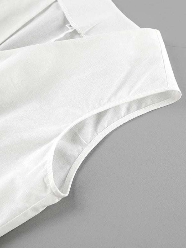 W&W Mode | Anzugweste Anzug Damen Sommer Lässig Ärmellose Weste Shorts Zweiteiliges Satz