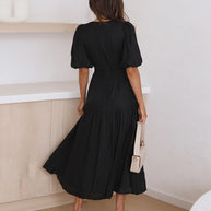 W&W | Maxikleid mit Puffärmeln