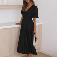 W&W | Maxikleid mit Puffärmeln
