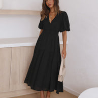 W&W | Maxikleid mit Puffärmeln