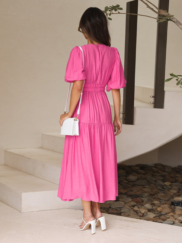 W&W | Maxikleid mit Puffärmeln