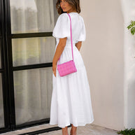 W&W | Maxikleid mit Puffärmeln