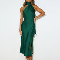 WW | Vibrant Halter-Midi-Kleid