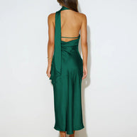 WW | Vibrant Halter-Midi-Kleid