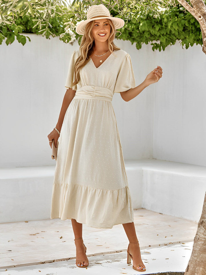 W&W Mode | Gewickeltes Maxikleid Mit Gürtel