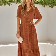 WW | Maxikleid Mit Gürtel Für Frauen