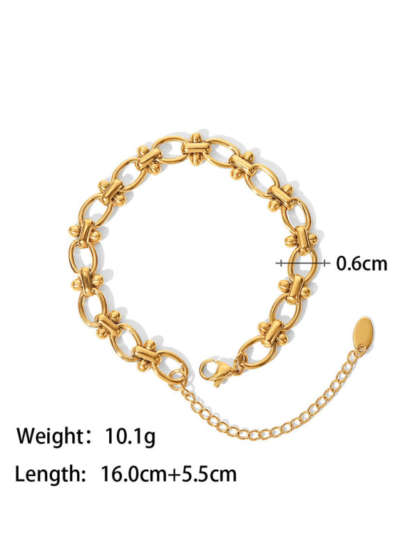 WW | Titanstahl Offenes Armband Damen Nicht Verblassendes Edelstahlarmband