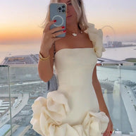 WW |  Ein-Schulter-Minikleid