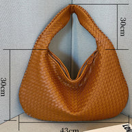 WW | Französische Hochwertige Gewebte Tasche, Vielseitige Schulter Achseltasche, Nischenstruktur Tragbare Pendeltasche